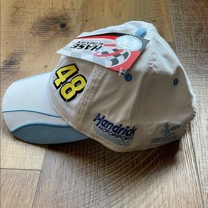 Jimmy Johnson Chase Authentics White and Blue Hat